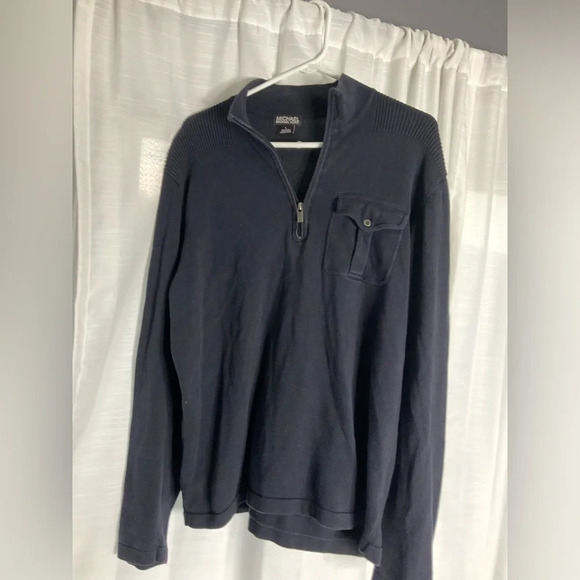 Men’s Michael Kors 3/4 zip long sleeve size large - Picture 1 of 4